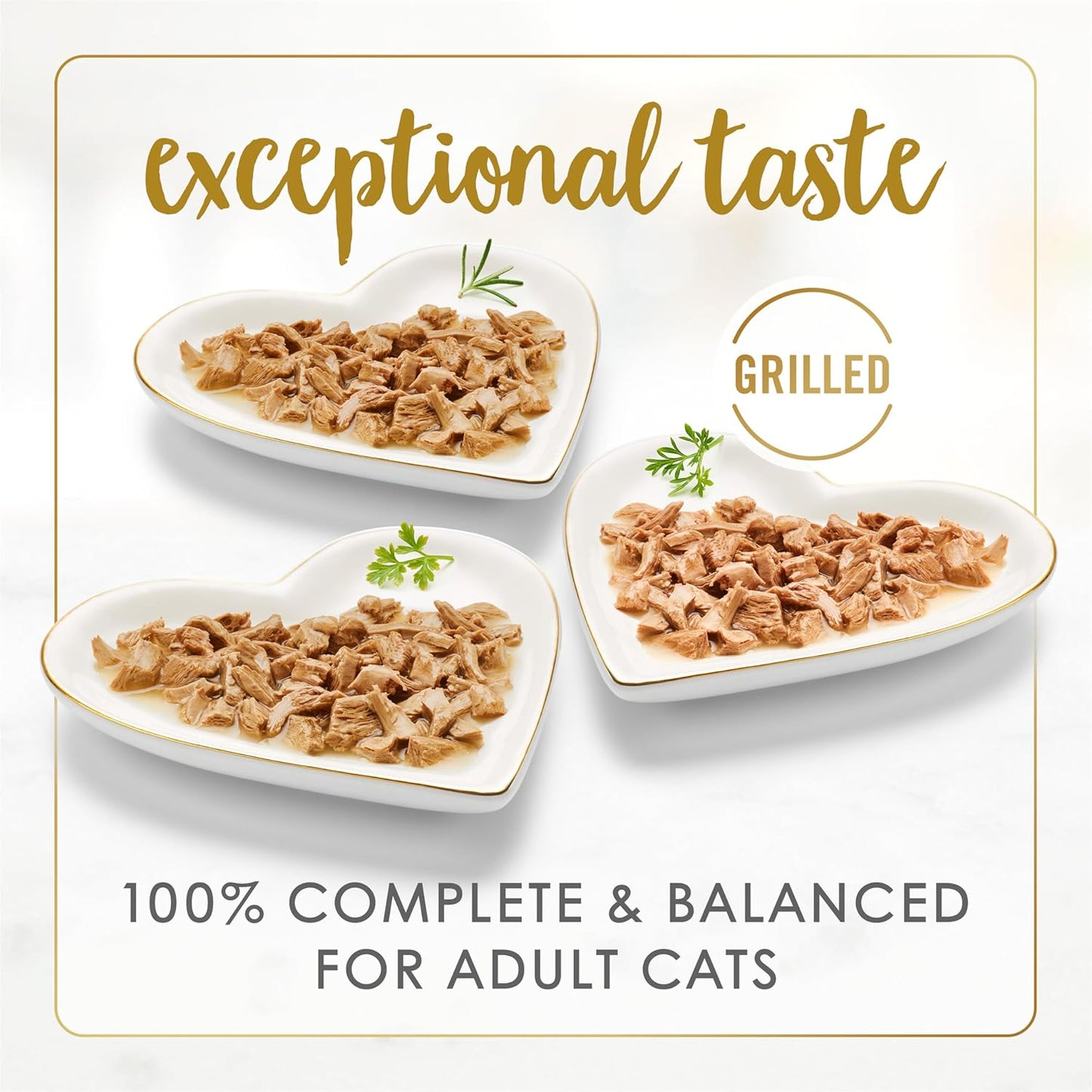 Fancy Feast Grilled Wet Cat Food, in Gravy Variety Pack 3 Flavours - 85 G Can (12 Pack)