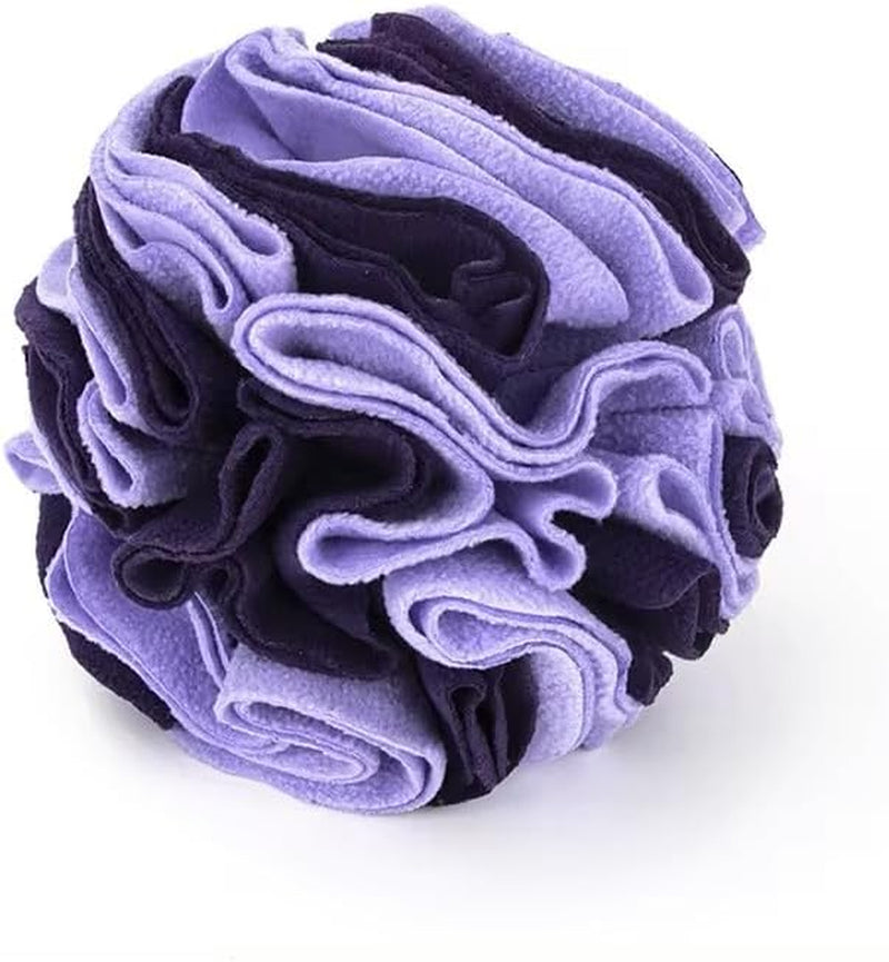 Snuffle Ball Interactive Toy for Small, Medium and Large Dogs (Purple)