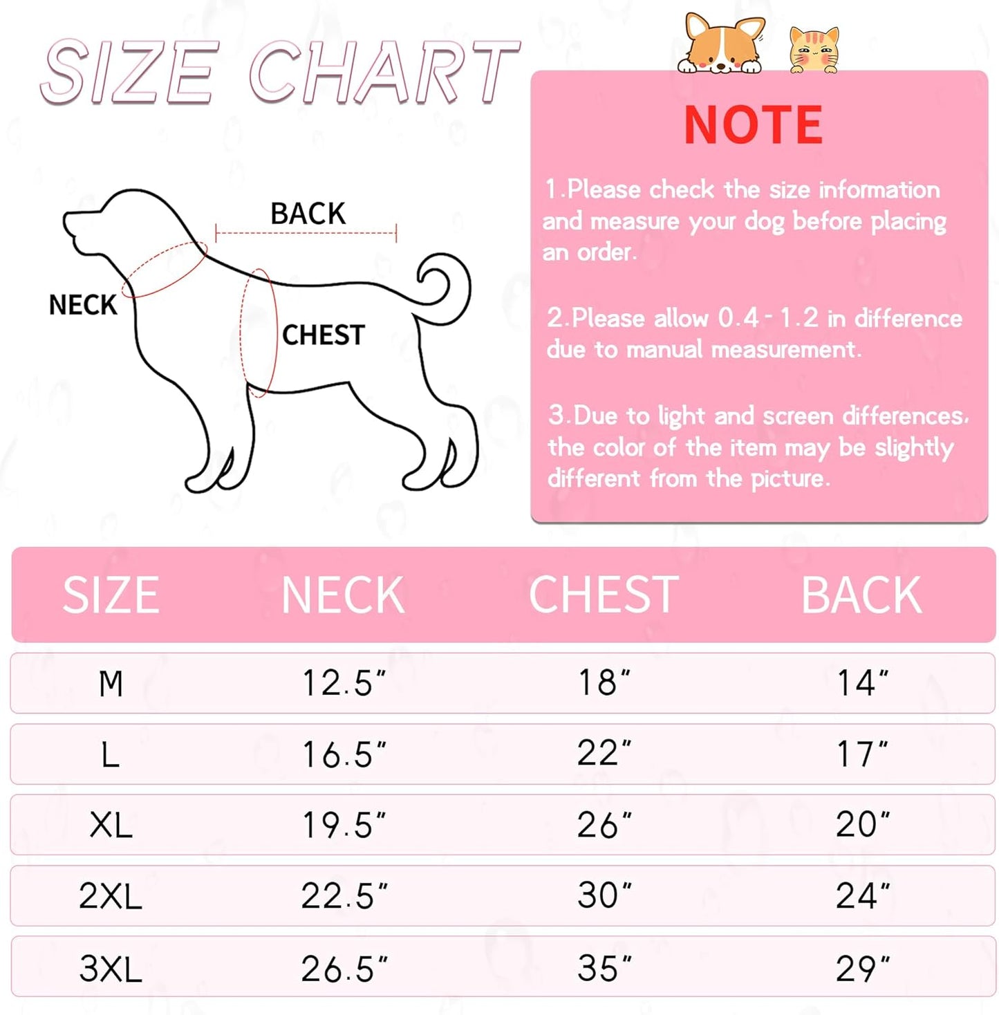 Large Dog Raincoat Adjustable Pet Water Proof Clothes Lightweight Rain Jacket Poncho Hoodies with Strip Reflective (XL, Pink)