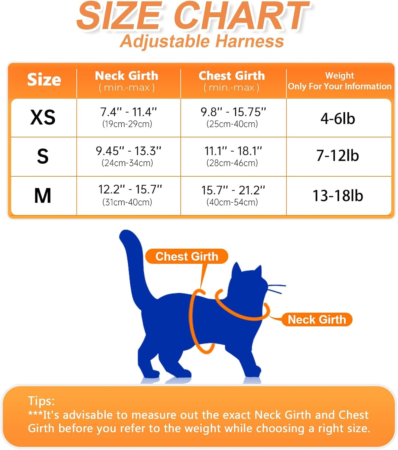 Cat Harness and Leash Set [ MAX Safety 3Rd Gen ] Escape Proof Cat Harness Soft Adjustable Cat Leash Breathable Comfortable Vest Easy to Wear Kitten Harness for Outdoor Walking, S Black