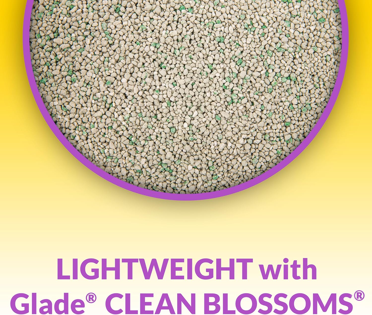 Glade Clean Blossoms Cat Litter, Lightweight Multi-Cat - 2.72 Kg Jug