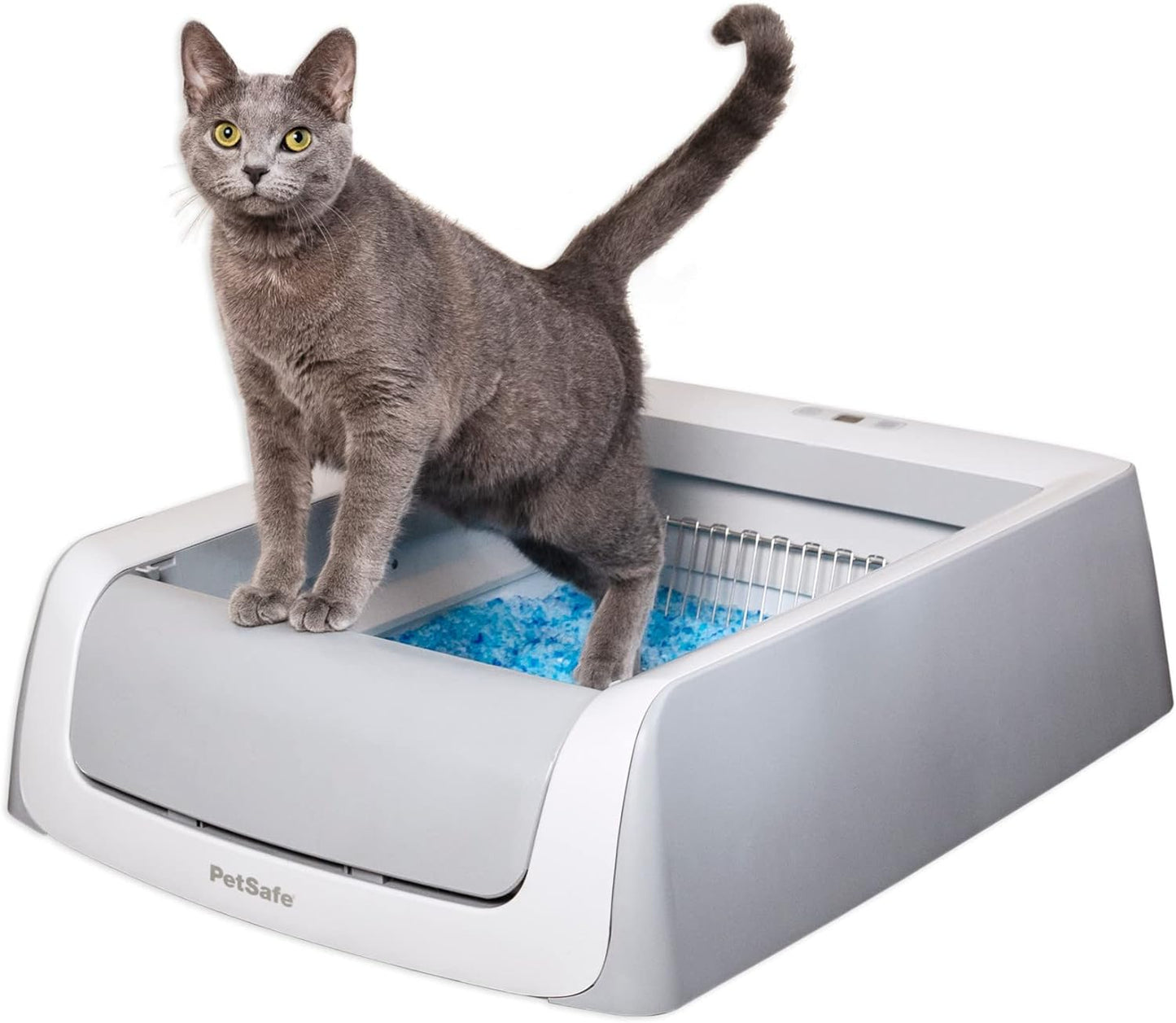 Scoopfree Automatic Self-Cleaning Cat Litter Box – Includes Disposable Trays with Crystal Litter, Uncovered