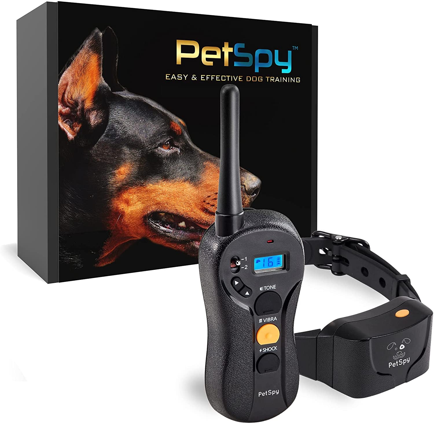 P620 Dog Training Shock Collar for Dogs with Vibration, Electric Shock, Beep; Rechargeable and Waterproof Remote Trainer E-Collar - 10-140 Lbs (One Dog)