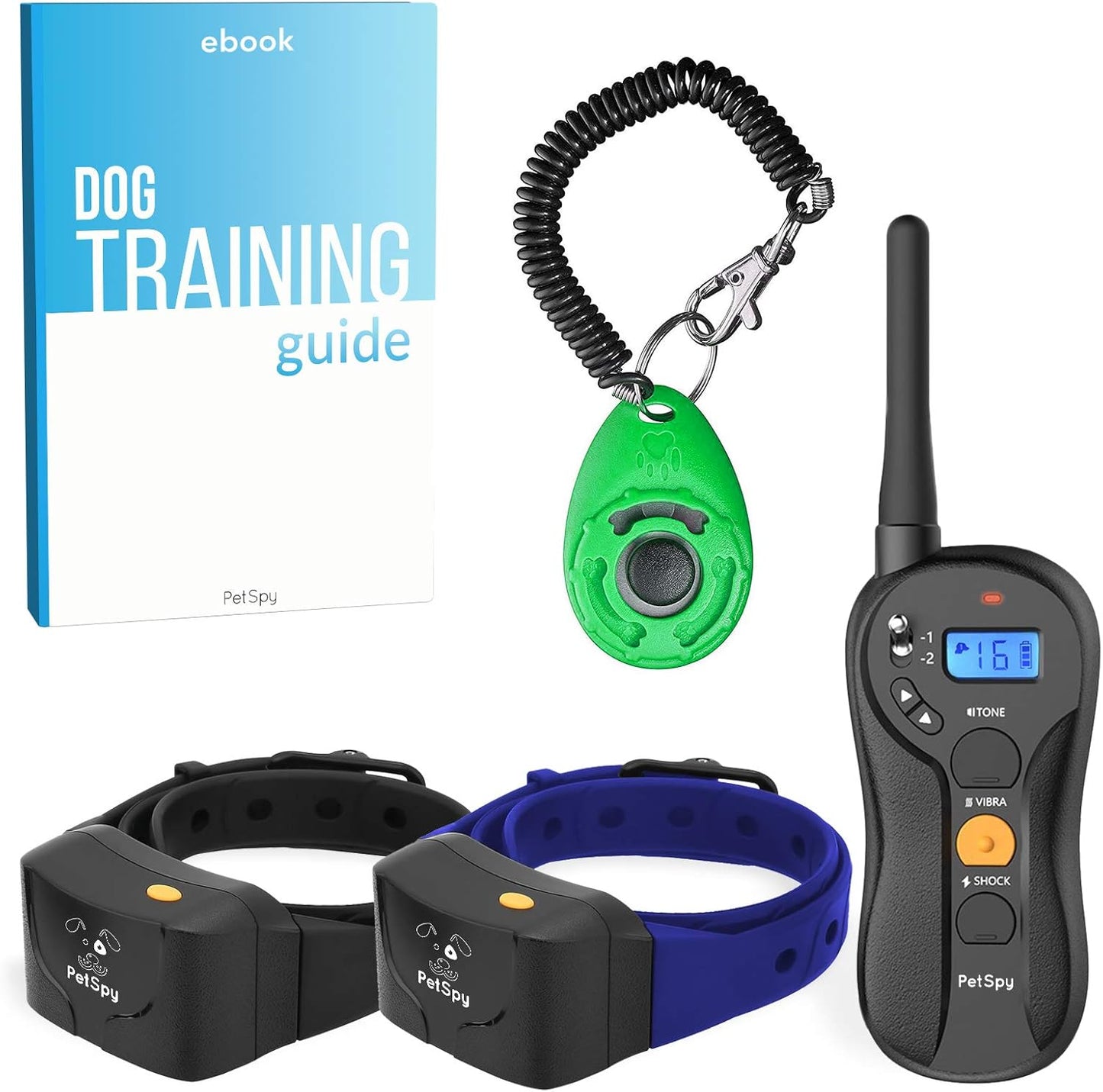 P620 Dog Training Shock Collar for Dogs with Vibration, Electric Shock, Beep; Rechargeable and Waterproof Remote Trainer E-Collar - 10-140 Lbs (One Dog)